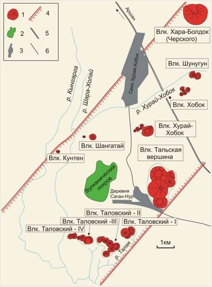 вулканы Тунки